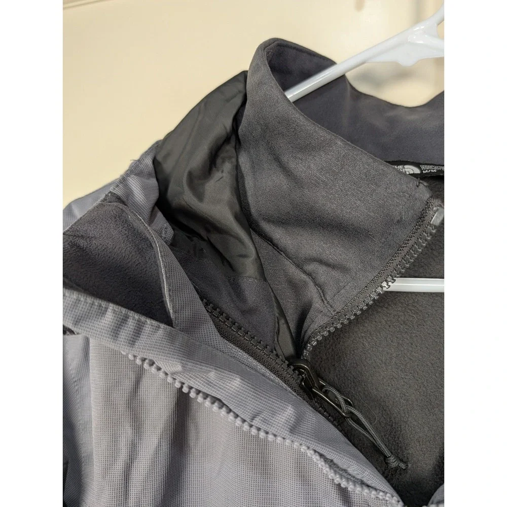 The North Face Mens Size: M DryVent Grey Hooded 3-in-1 Lined Waterproof Jacket